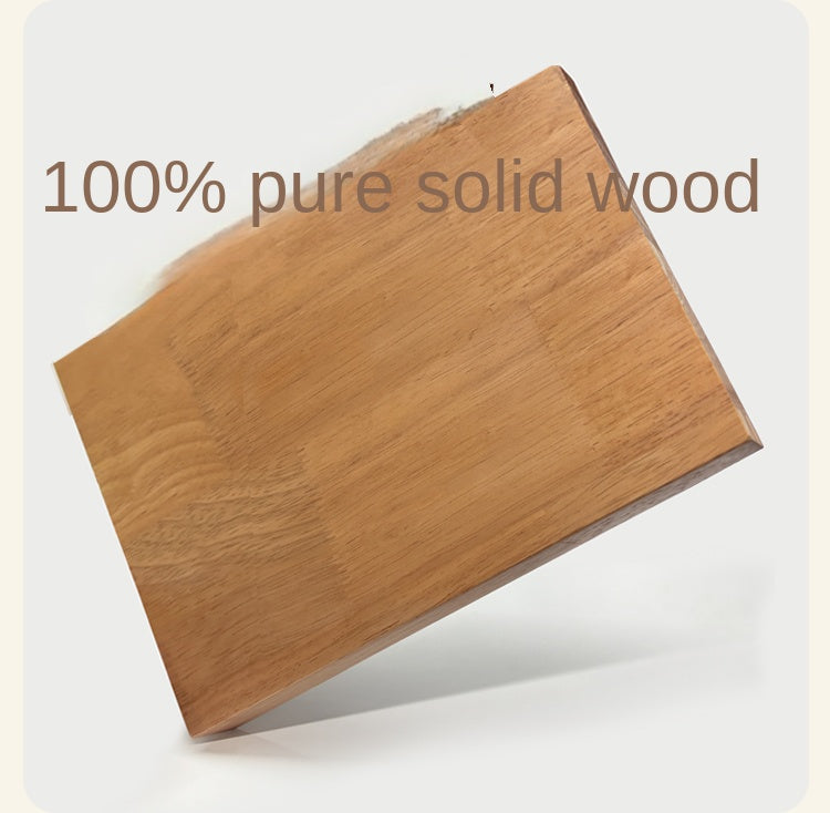 Rubber Solid Wood Antique color Bed