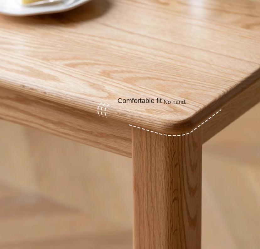 Oak Solid Wood Modern Dining Table