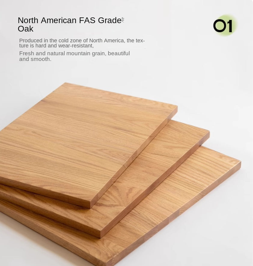Oak Solid Wood Modern Dining Table