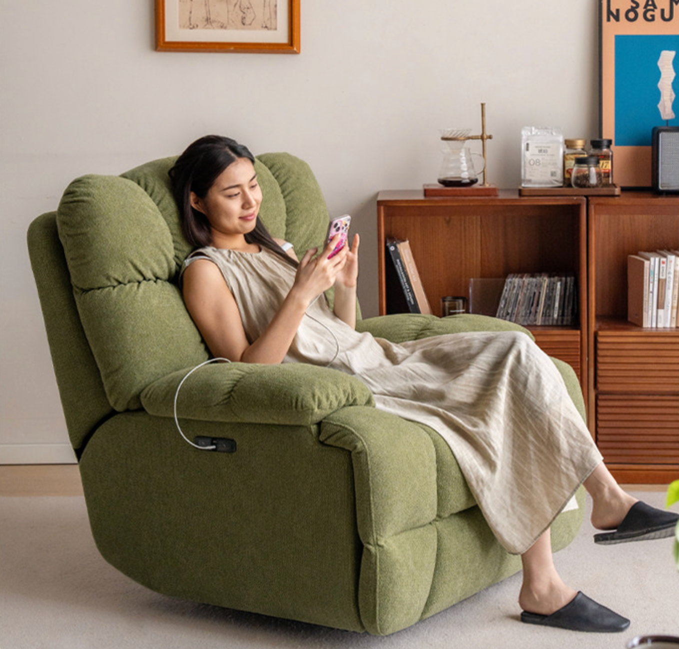 Oversized Plush Recliner Chair