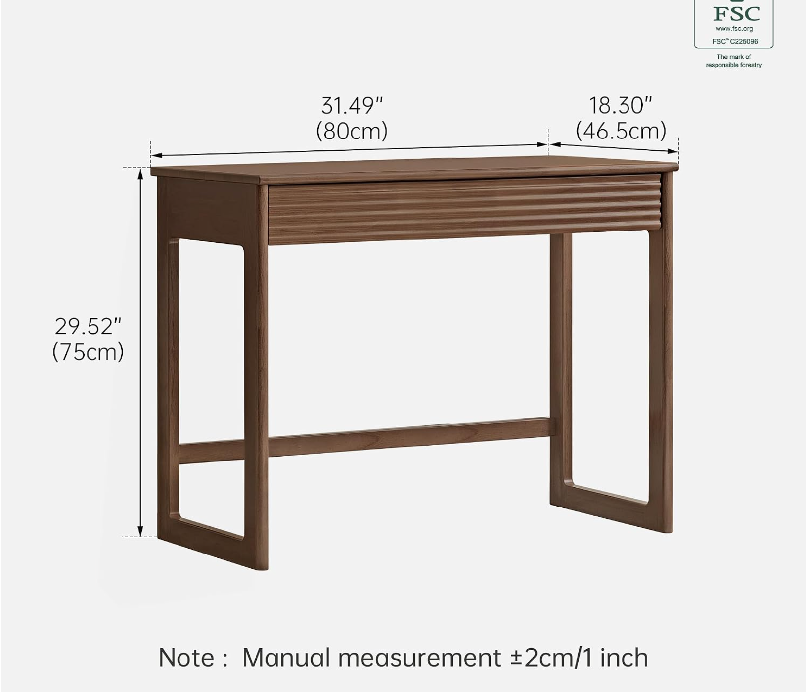 Rubberwood small Desk
