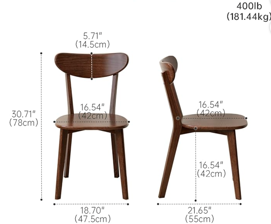 Oak Solid Wood Telescopic Folding Dining Table