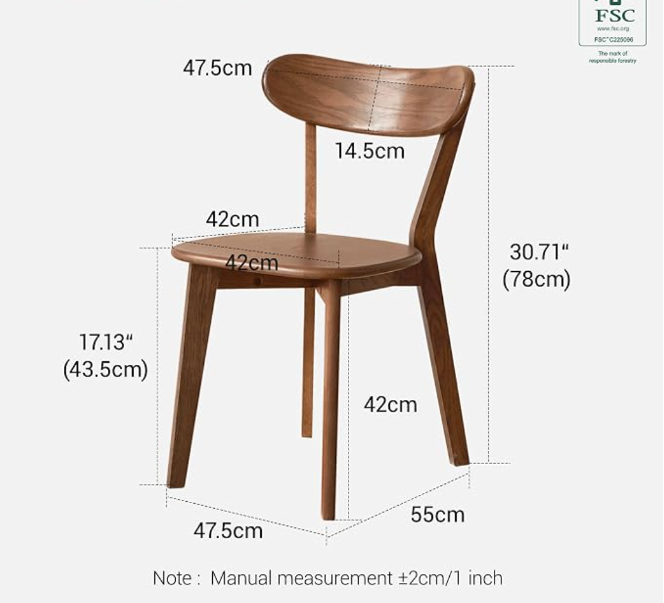 Ash Solid Wood Round Dining Table with Arched Hollow Pedestal Base