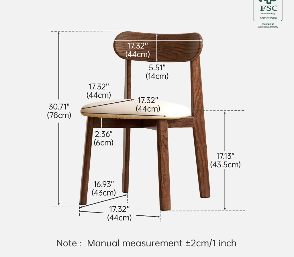 Black Walnut, Oak Solid Wood Dining Table with Industrial Trestle Legs