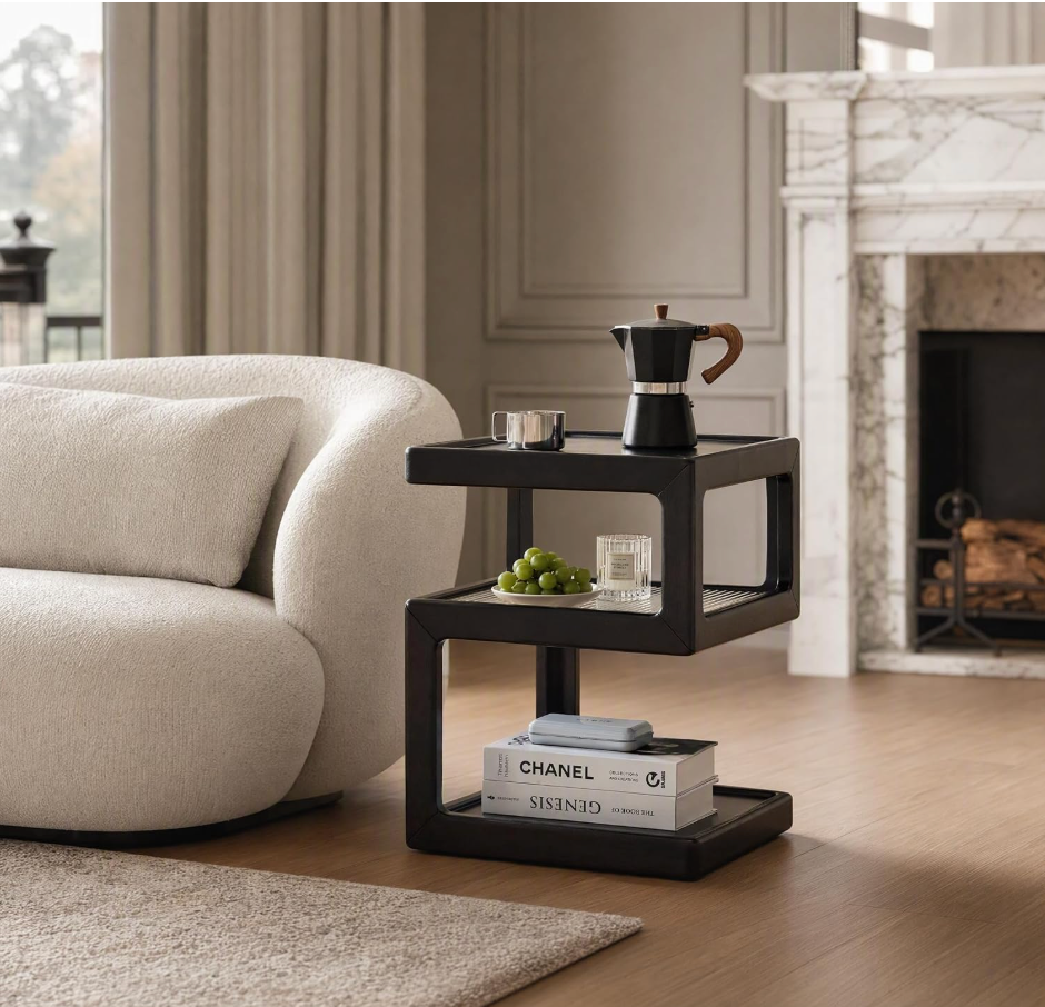 Oak Solid Wood Corner Square Side Table
