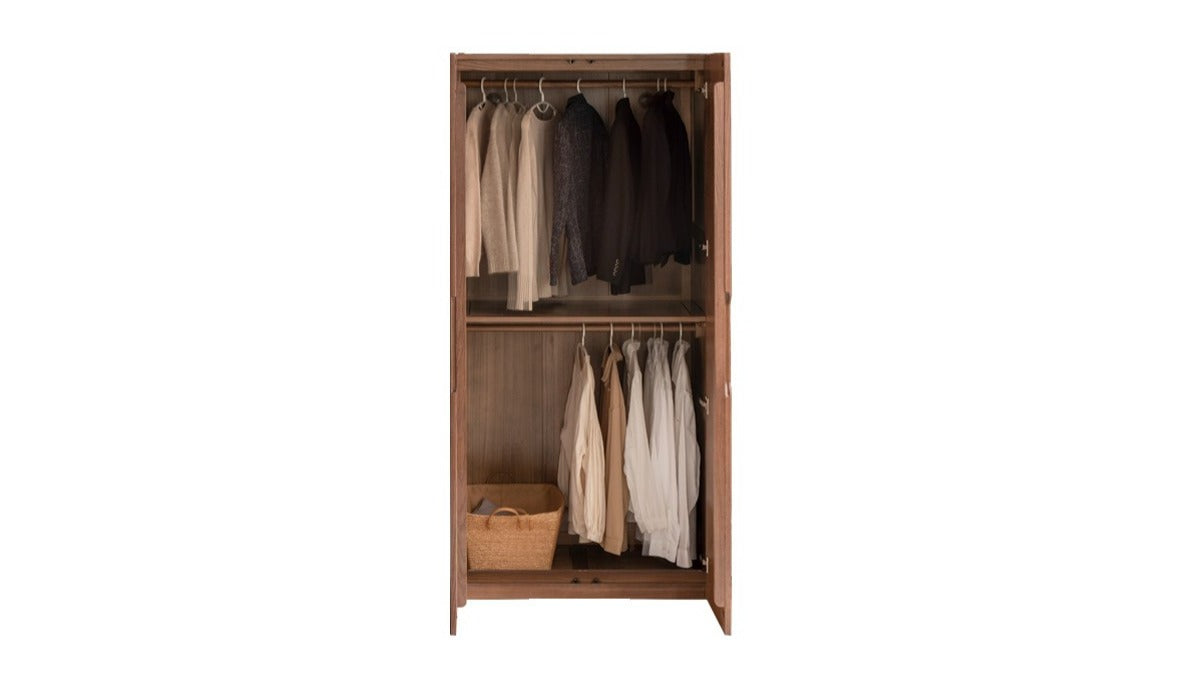 Oak solid wood wardrobe modern"