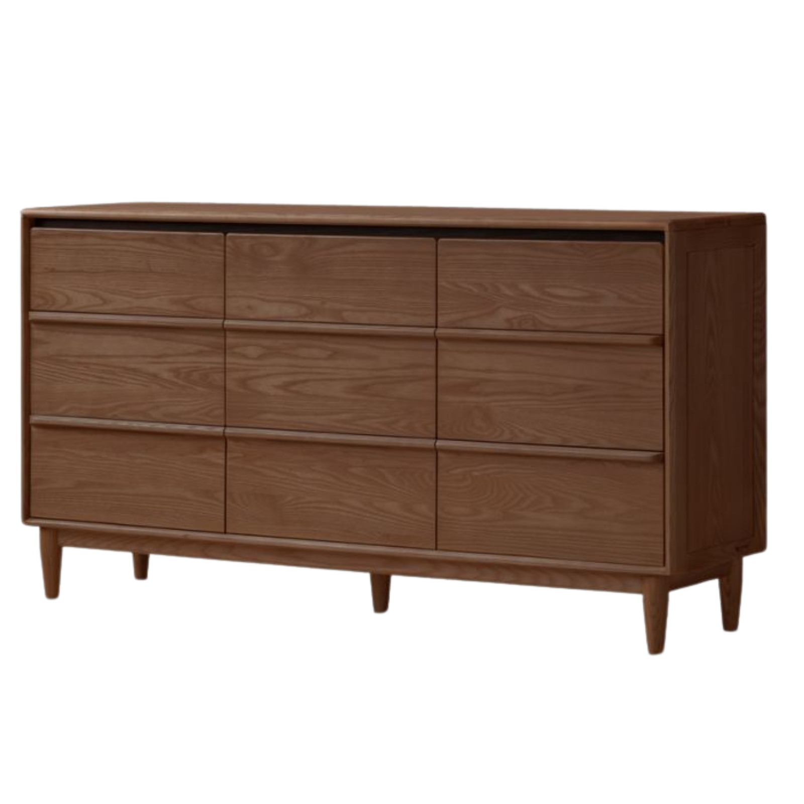 Ash Solid Wood Modern Drawer Cabinet