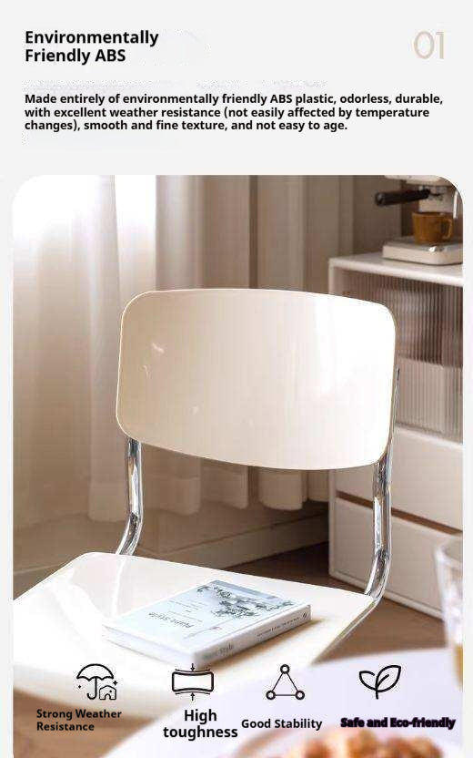 Set 2 pcs Suspended Bow Modern Dining Chair