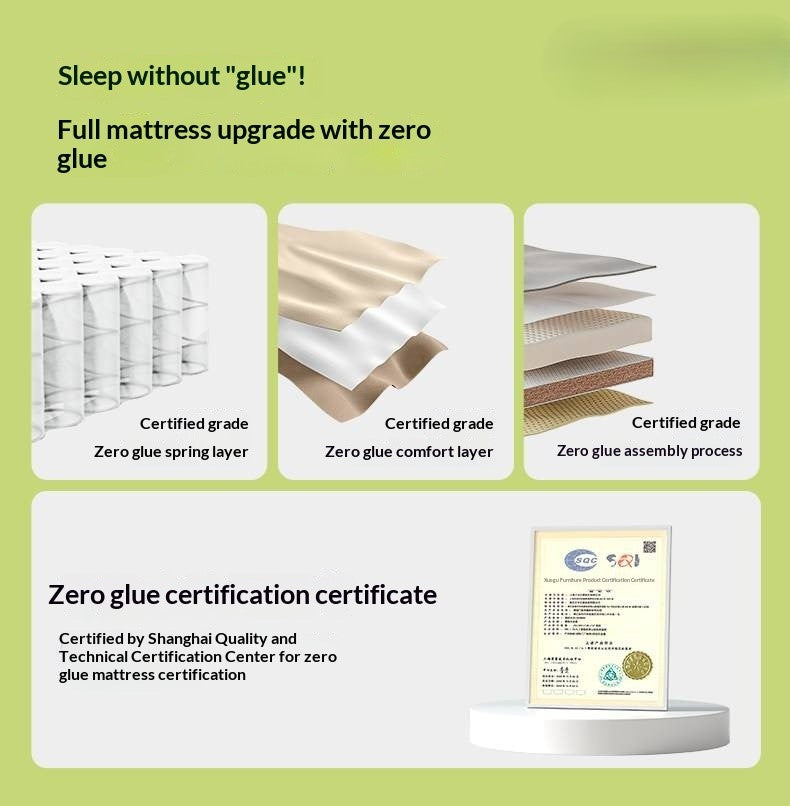 Children's Glue-Free Natural Jute Mattress — Back Support and Hard for Teenagers