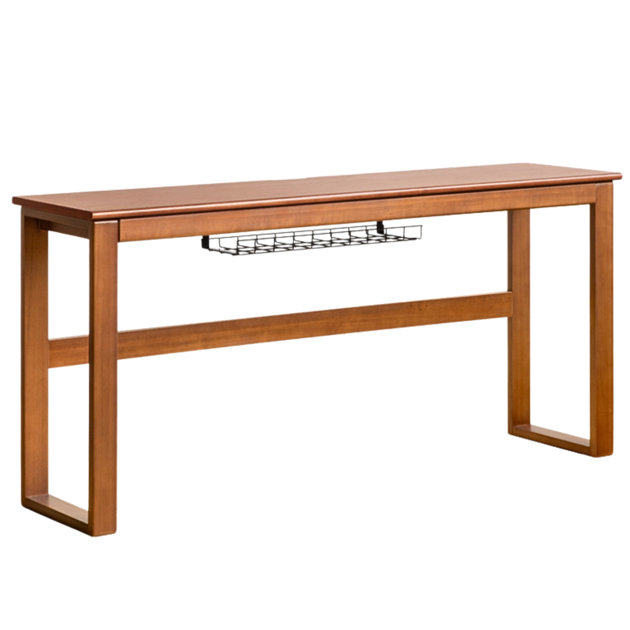 Oak solid wood long office desk-