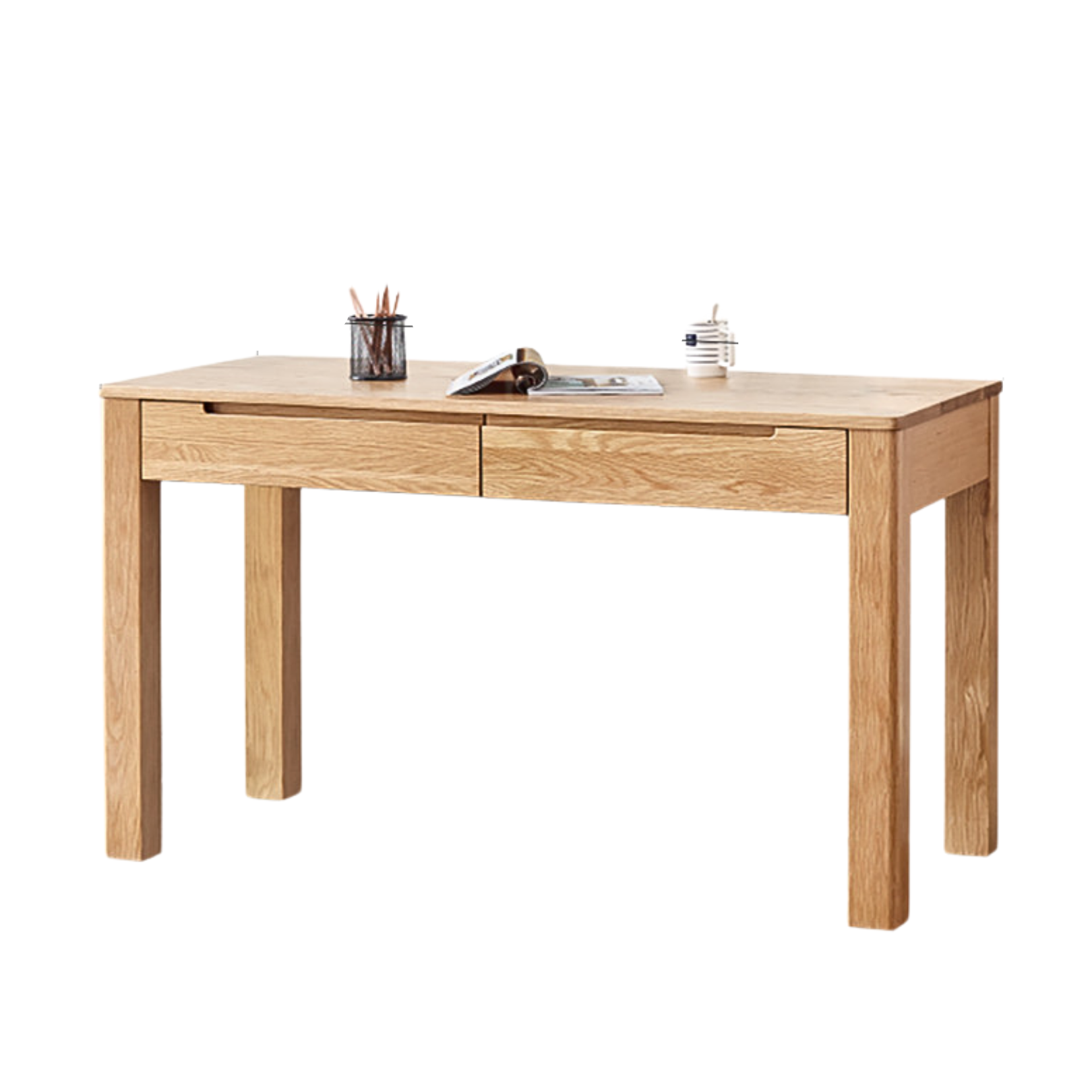 Oak, Beech Solid Wood Office Desk