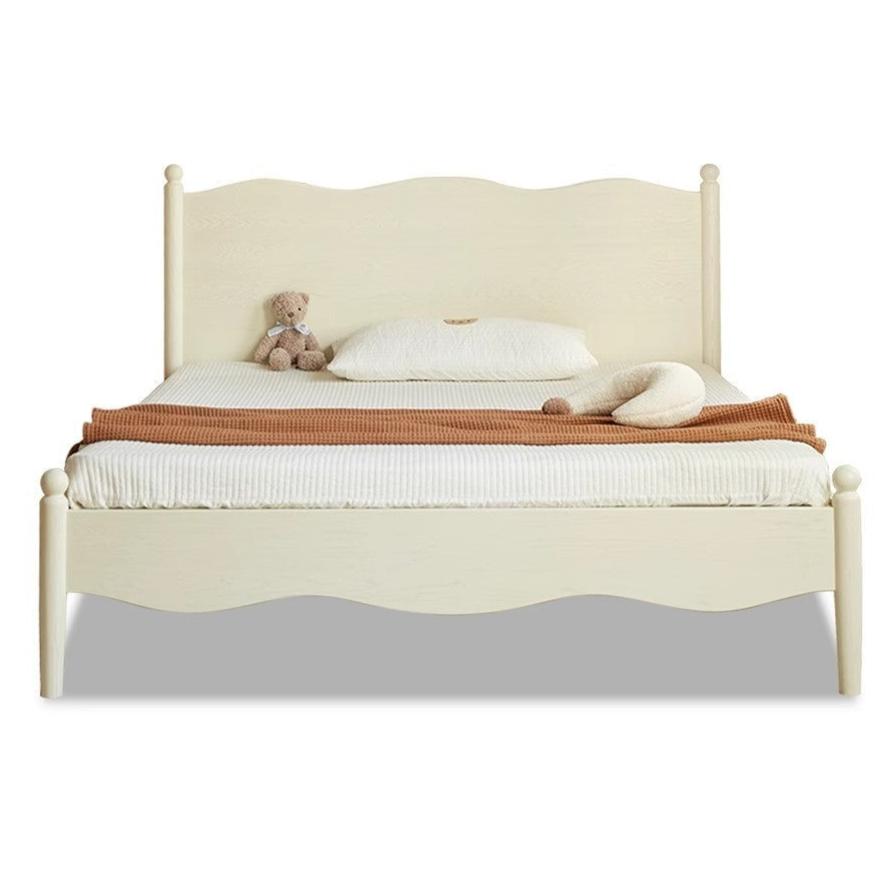 Oak solid wood Children's Bed Cream Style<