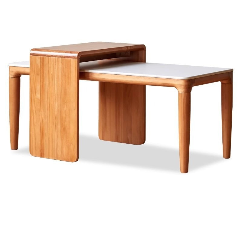 Pine Solid wood coffee table side table Nordic creative combination "