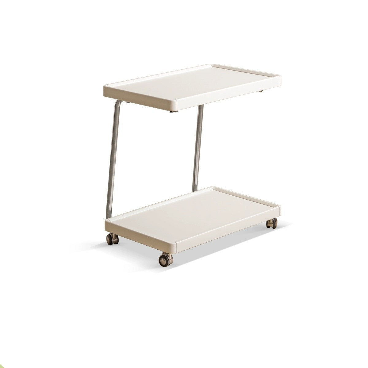 Solid Wood Edge Table C-type mobile  "