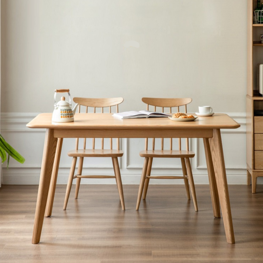 Oak, Ash Solid wood dining table -