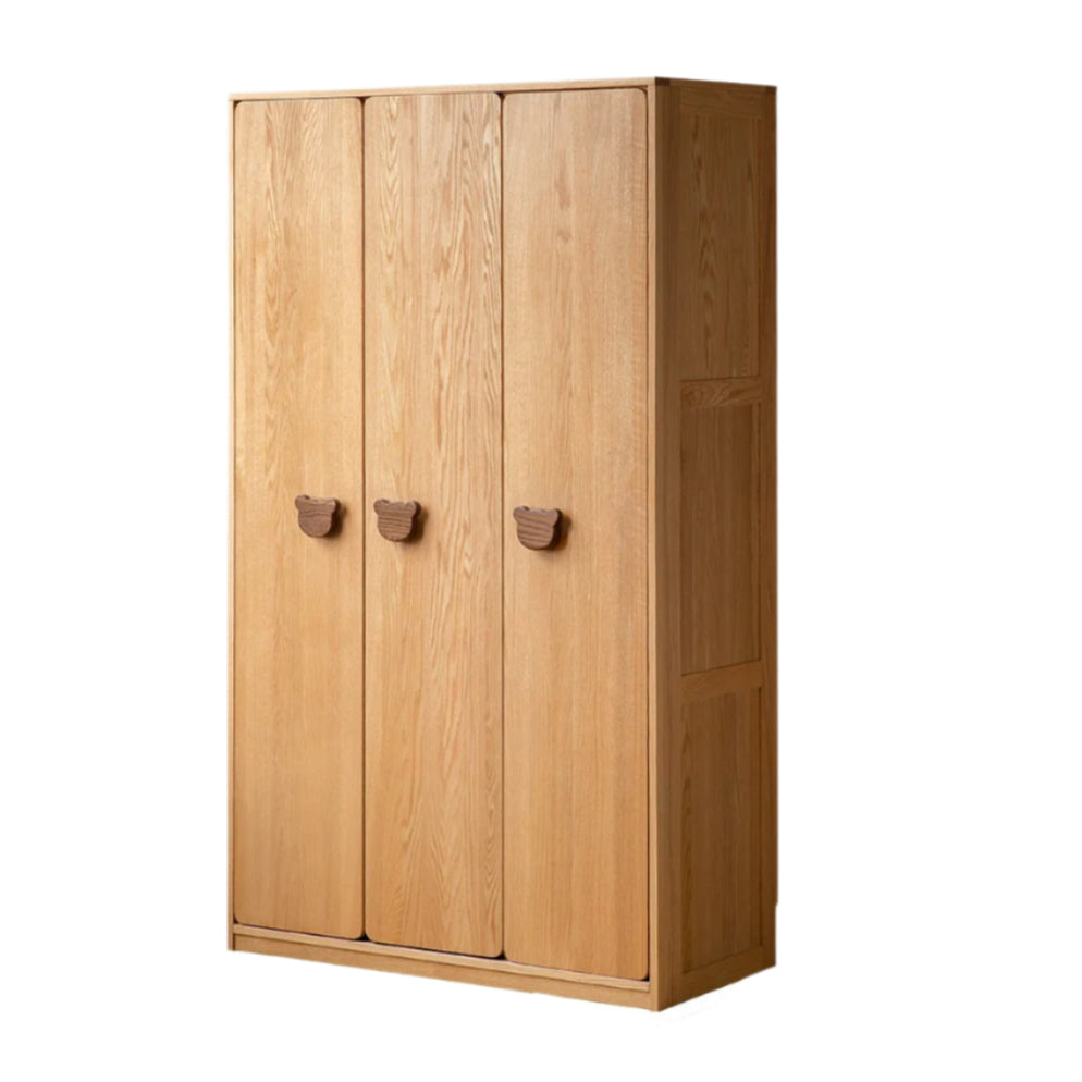Oak Solid Wood Children's Wardrobe