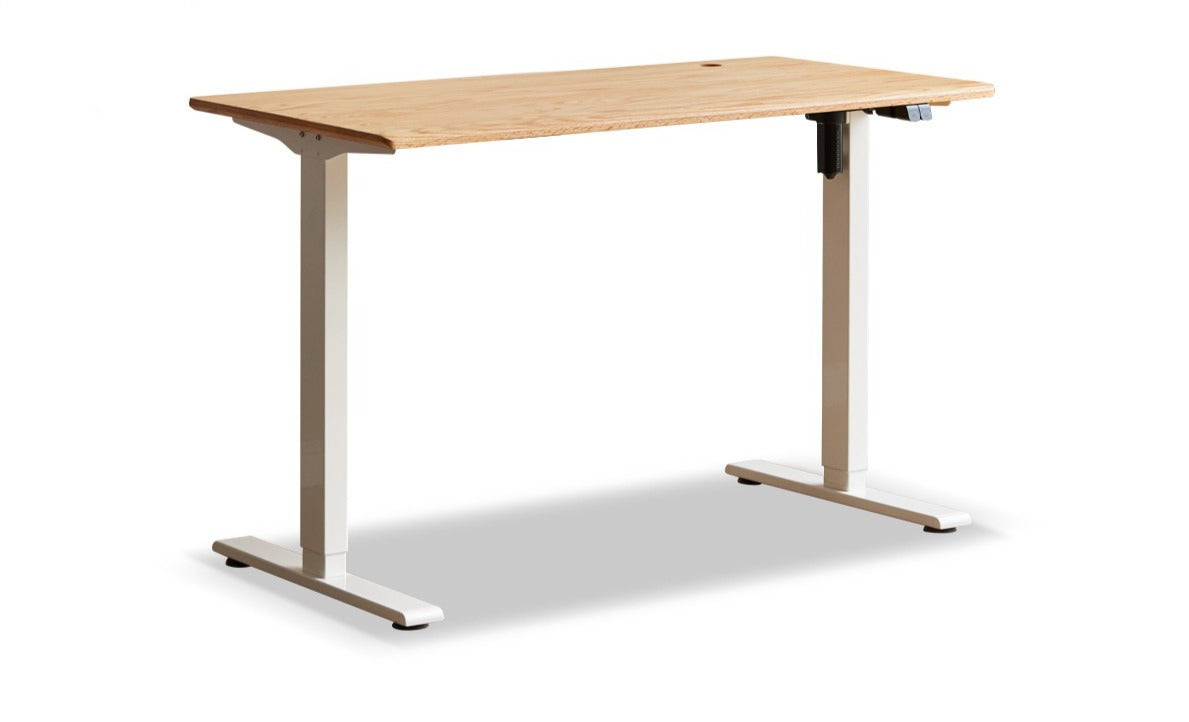 Oak, Black walnut solid wood electric lift standing desk adjustable table-