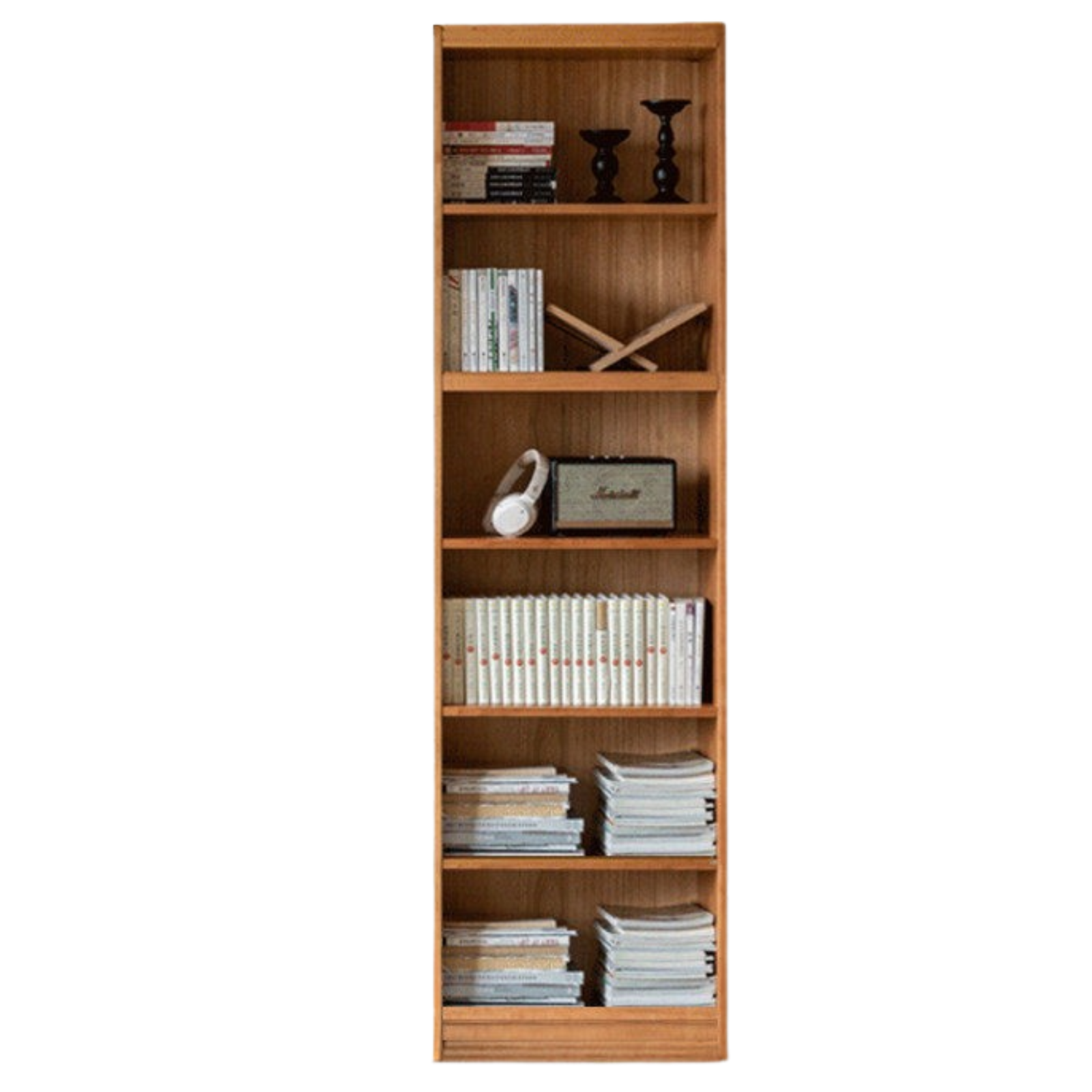 Cherry Solid Wood Bookcase Combination Glass Cabinet