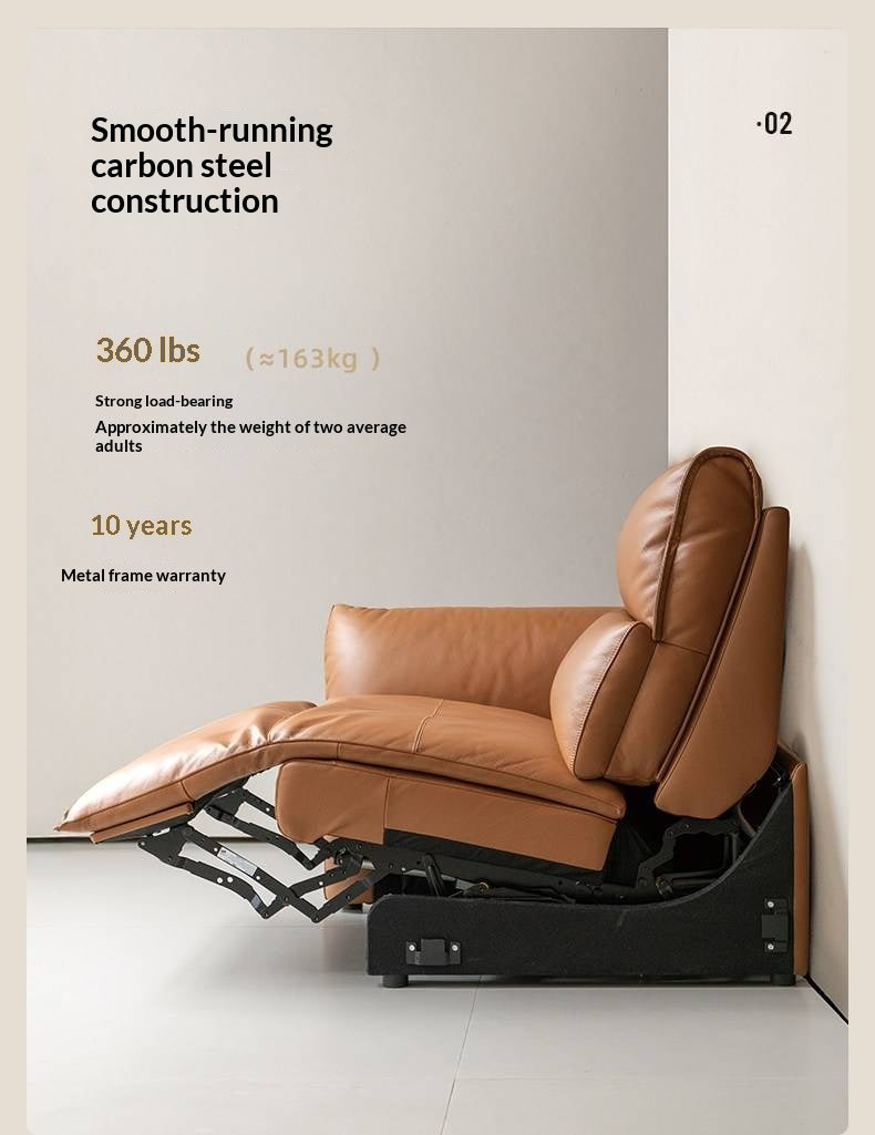 Genuine Leather Electric Luxury High Backrest Sofa