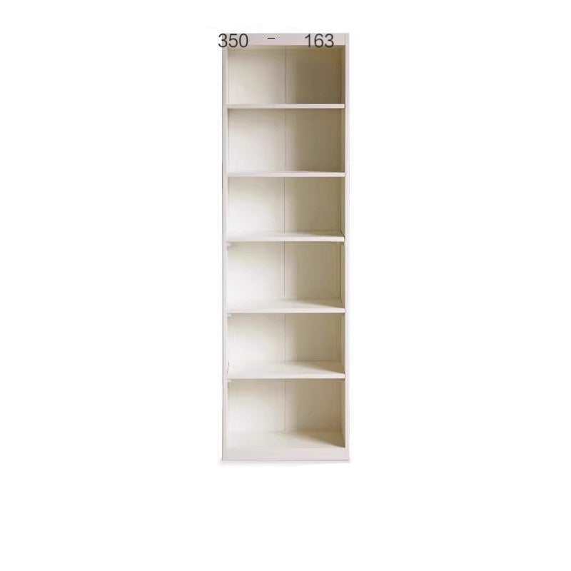 Poplar solid wood bookcase combination bookshelf wall-to-ceiling bookcase<