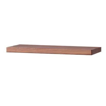 Oak, Black walnut Solid Wood Wall Shelf Bookcase