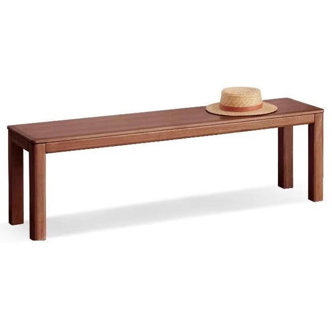 Oak, Ash Solid Wood Nordic Long Bench: