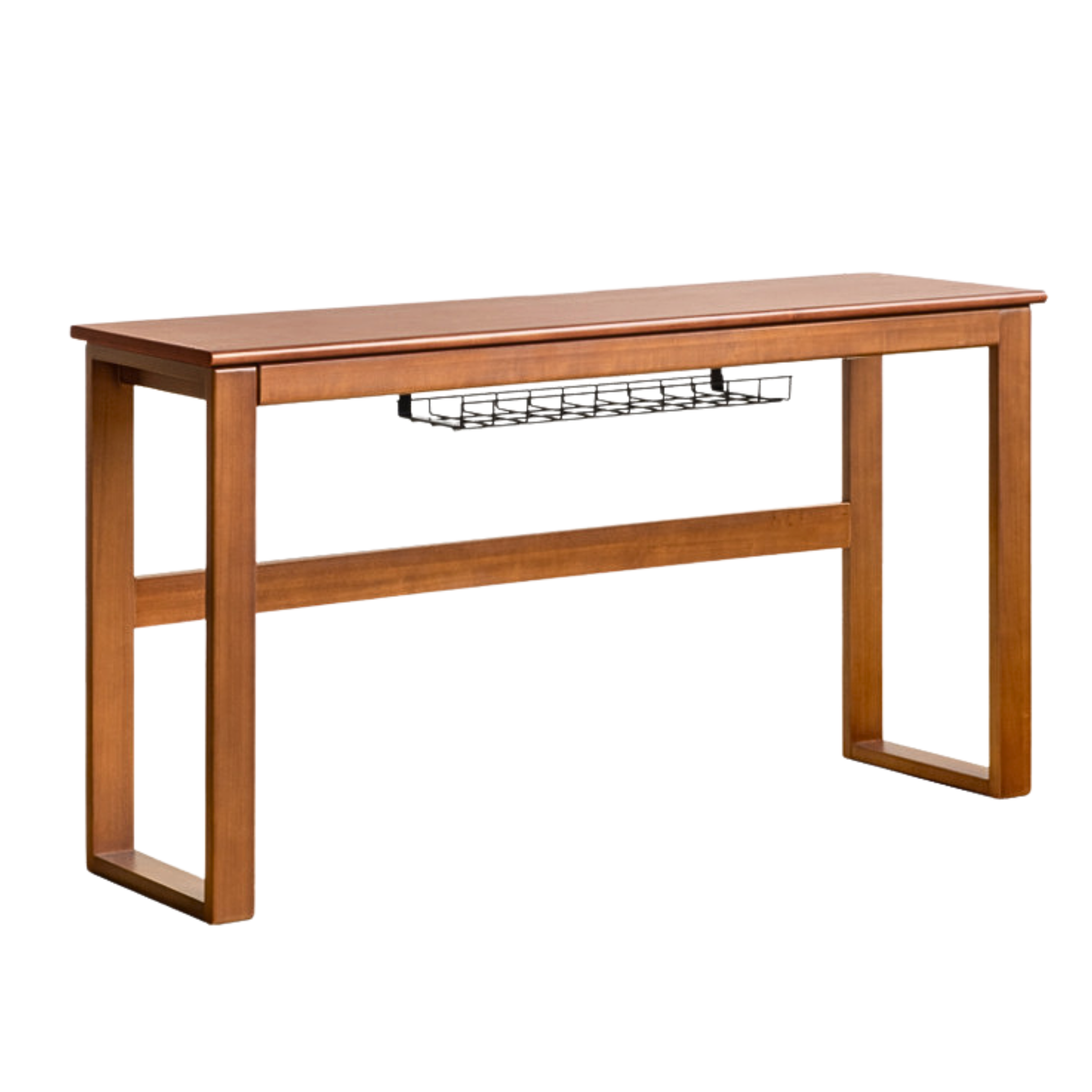 Oak solid wood long office desk-