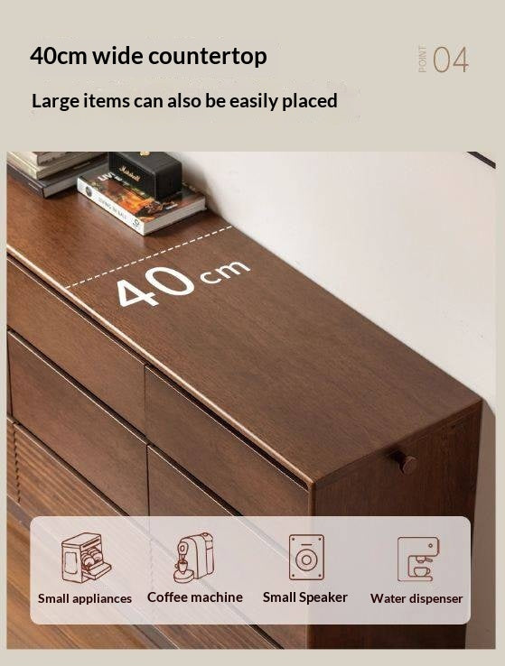 Solid Longan Hardwood Chest of Drawers