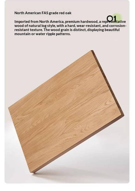 Oak Solid Wood Modern Floor Storage TV Cabinet.