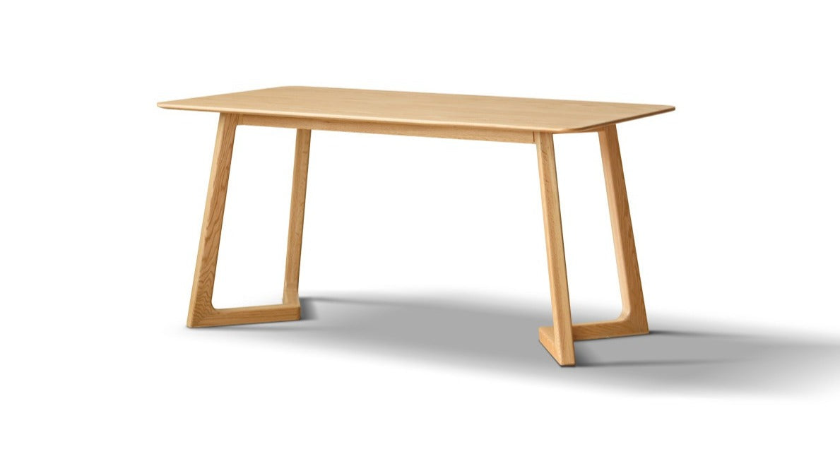 Oak solid wood large office desk"