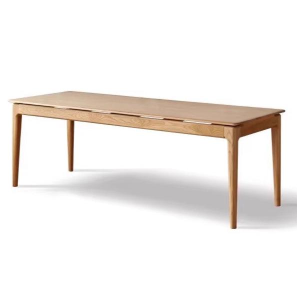 Ash Solid Wood Large Nordic office desk