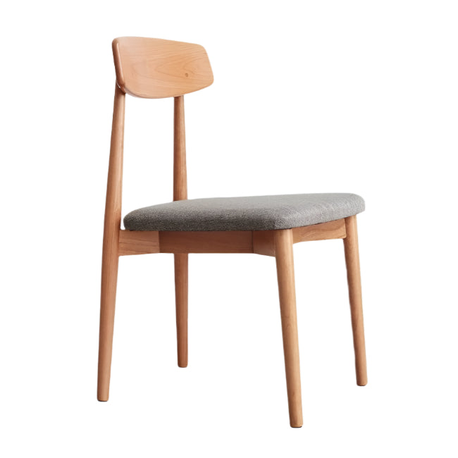 4 pcs set - Black Walnut, Ash, Oak, Cherry Solid Wood, Solid RubberWood Dining Chair