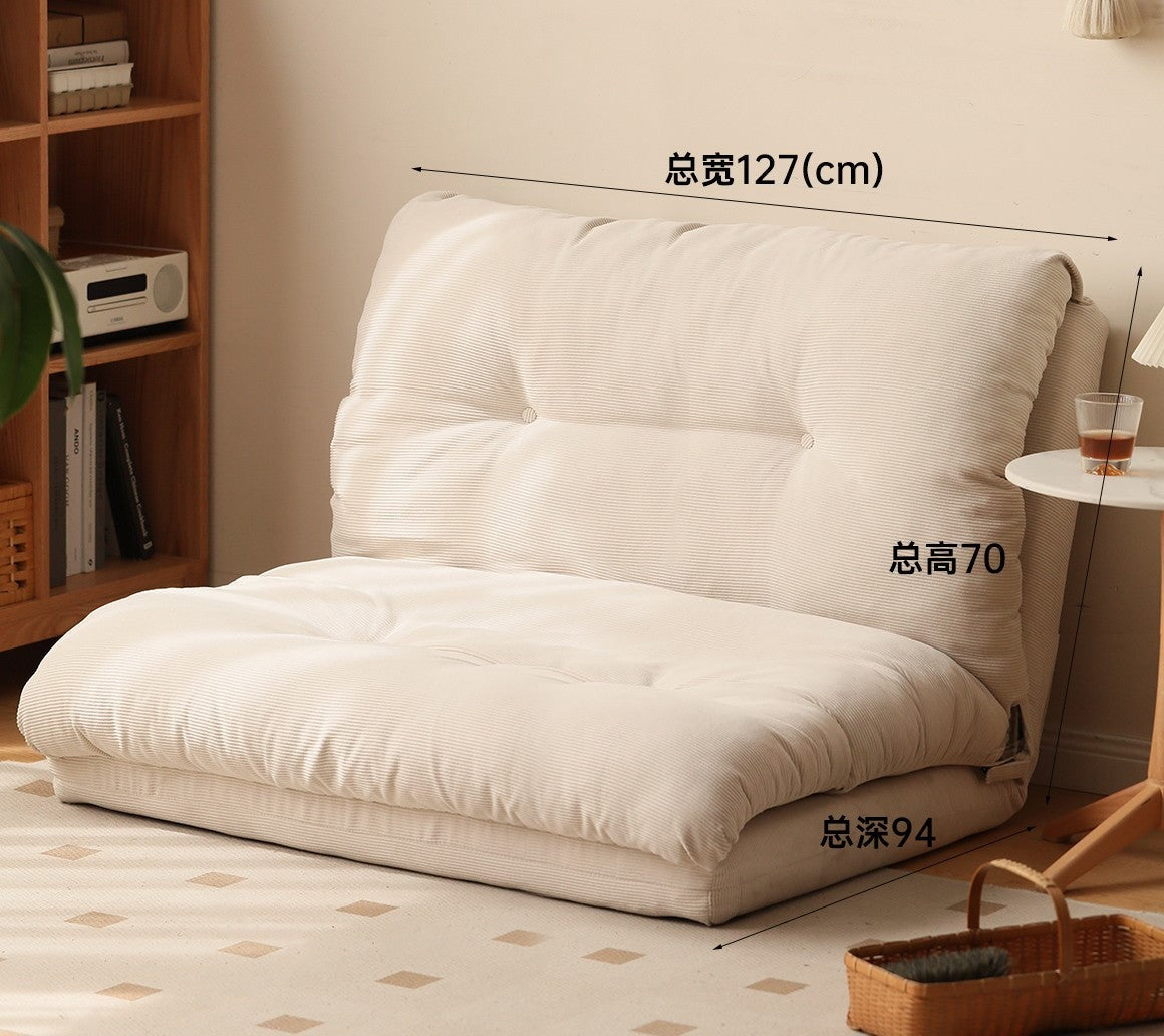 Sofa bed, cream style leisure,technology cloth"