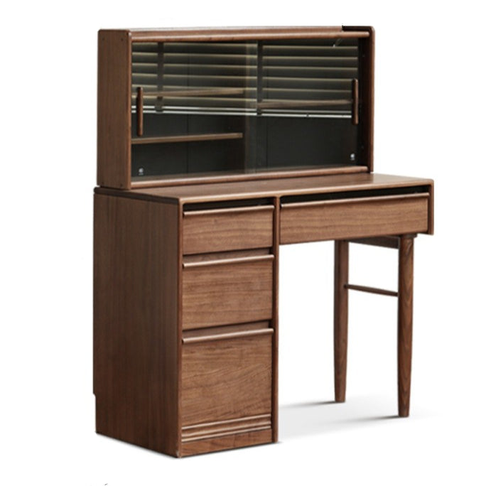 Black Walnut Solid Wood Light Luxury Dressing Table