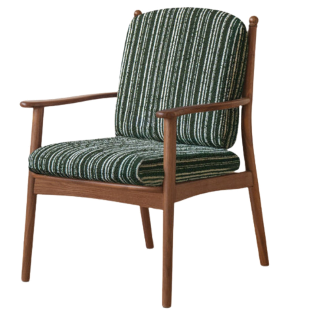 Black Walnut Solid Wood Retro Antique Backrest Chair