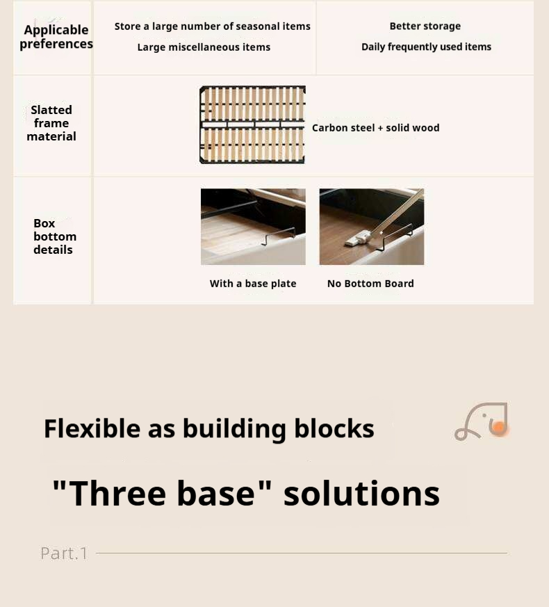 Genuine Leather Upholstered Lift-Up Storage Bed