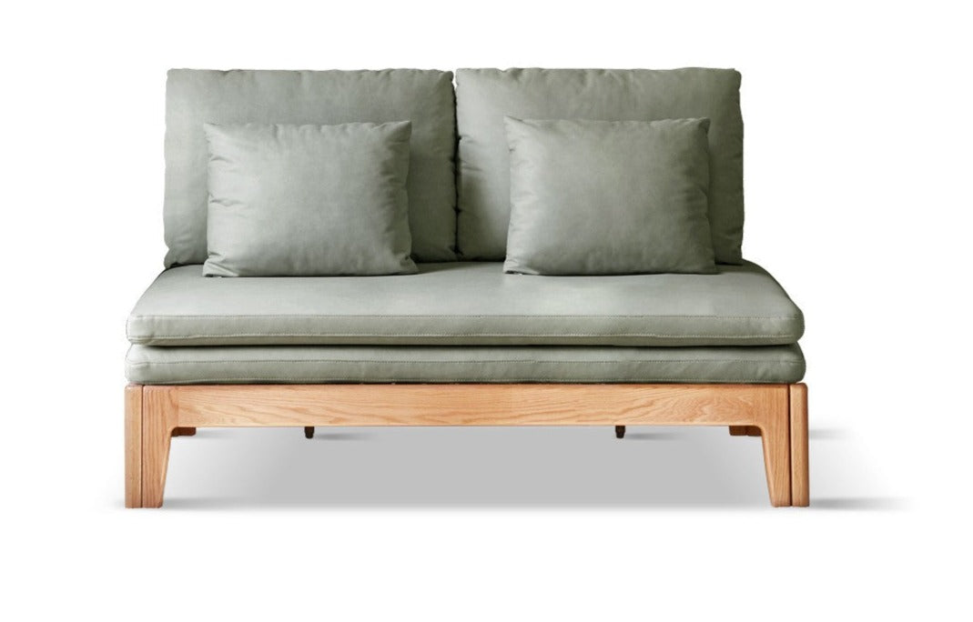 Sofa bed oak solid wood+