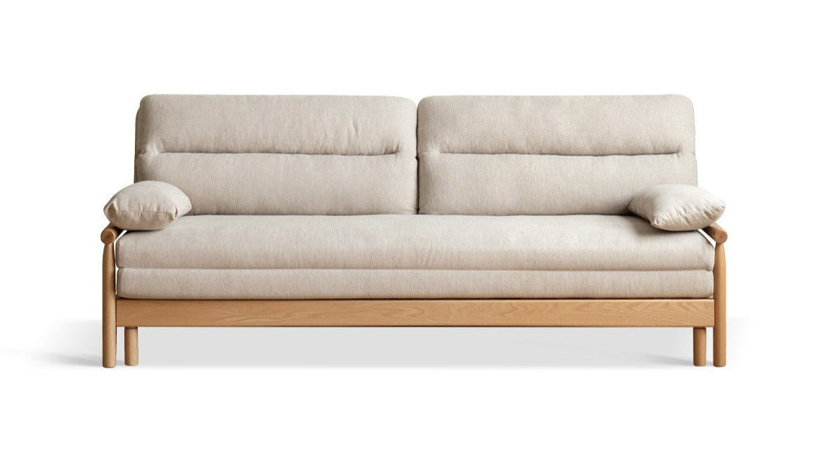 Oak solid wood sofa bed Sleepers sofa+