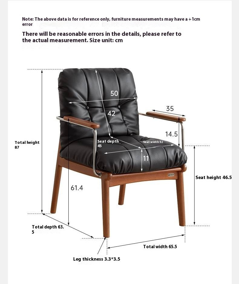 Solid Rubberwood Medieval Style Leisure Chair
