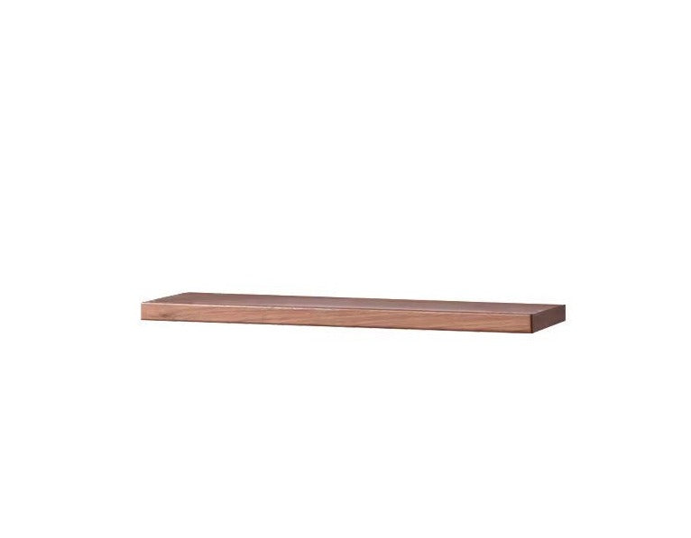 Oak, Black walnut Solid Wood Wall Shelf"