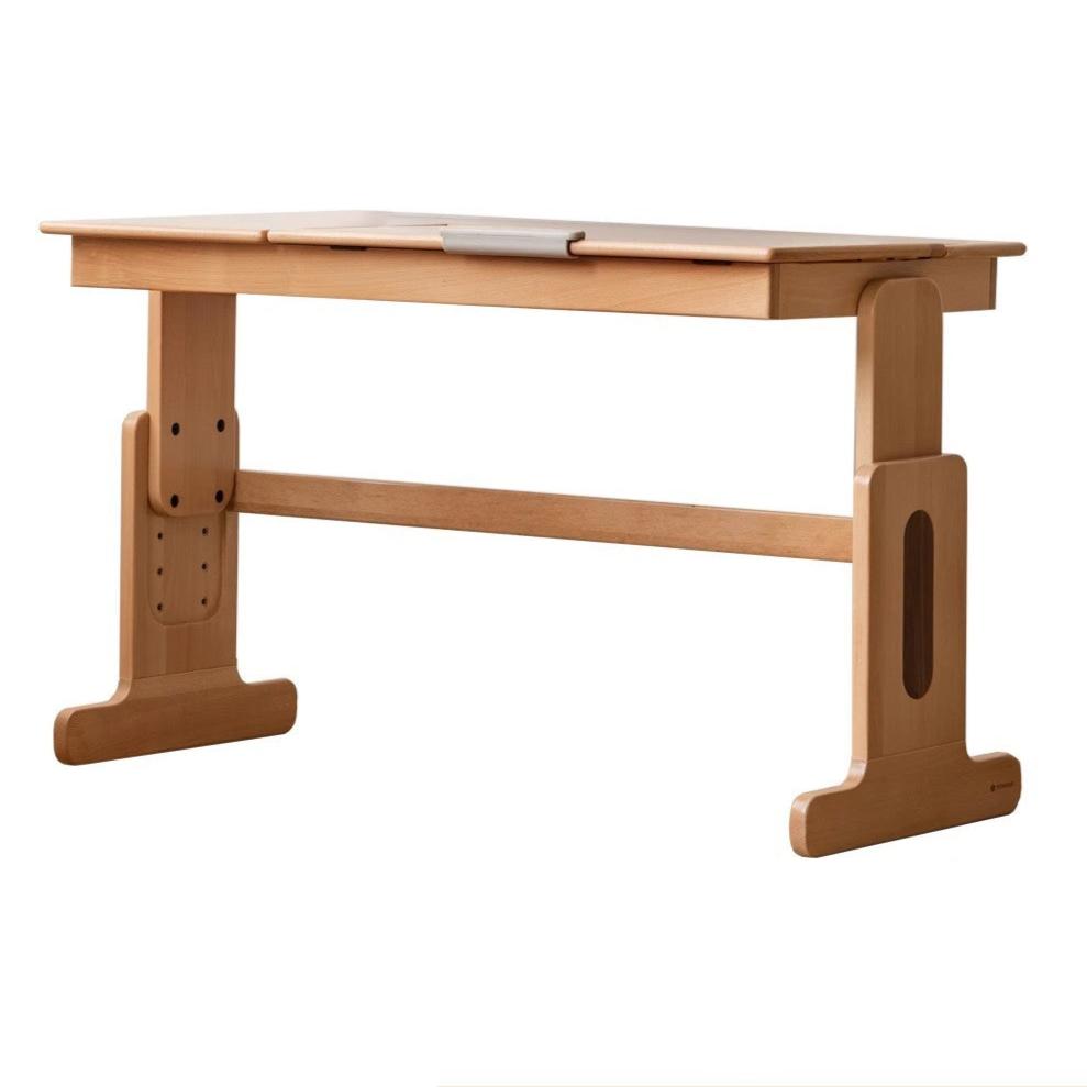 European beech solid wood liftable kids table