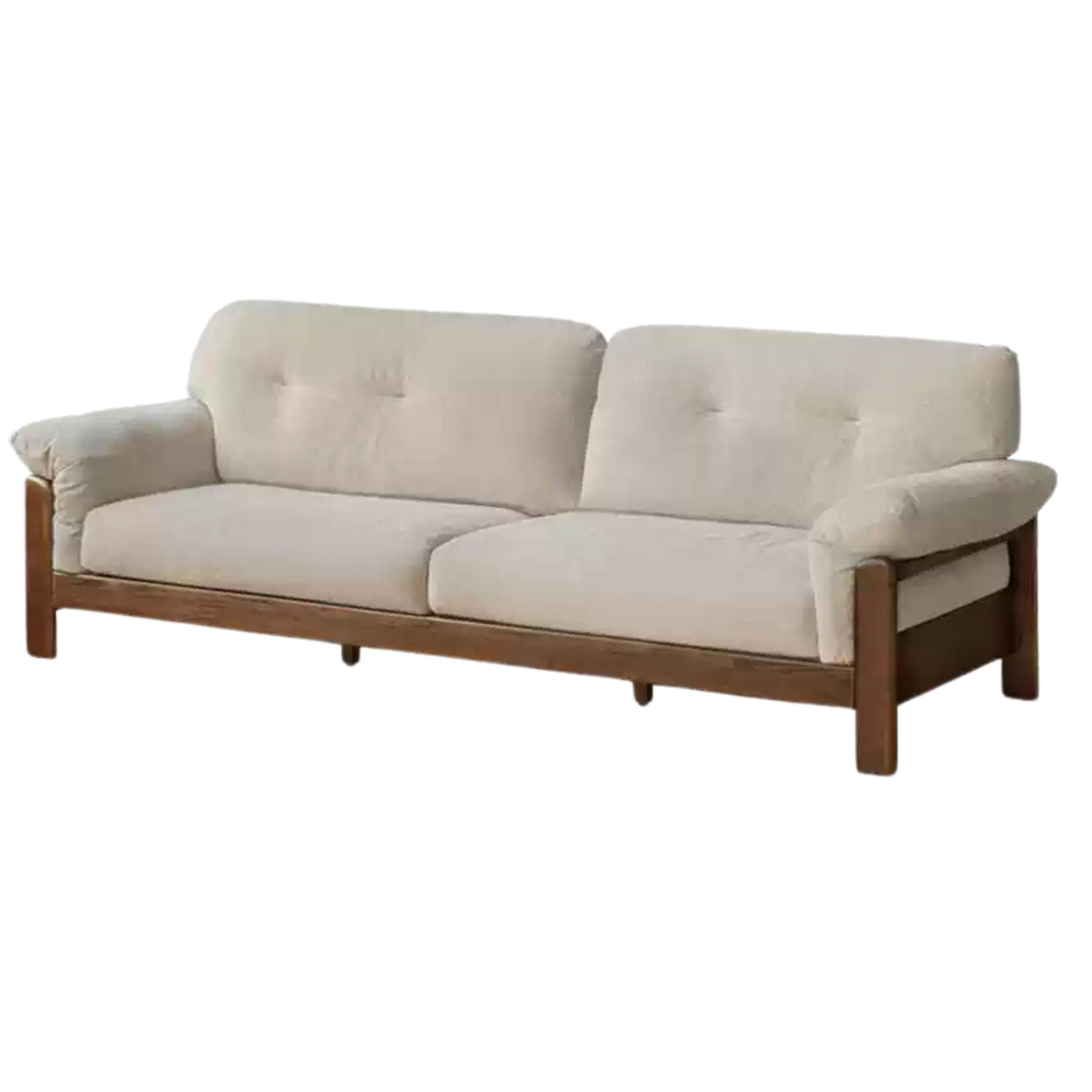 Ash Solid Wood Genuine leather, fabric sofa