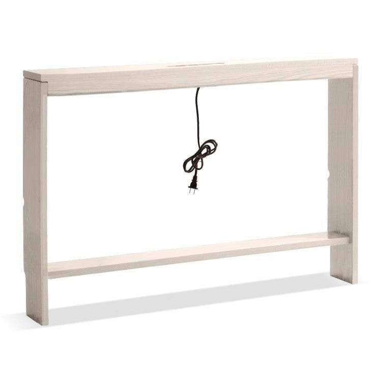 Oak solid wood Sofa Rear Storage Modern Wall Shelf