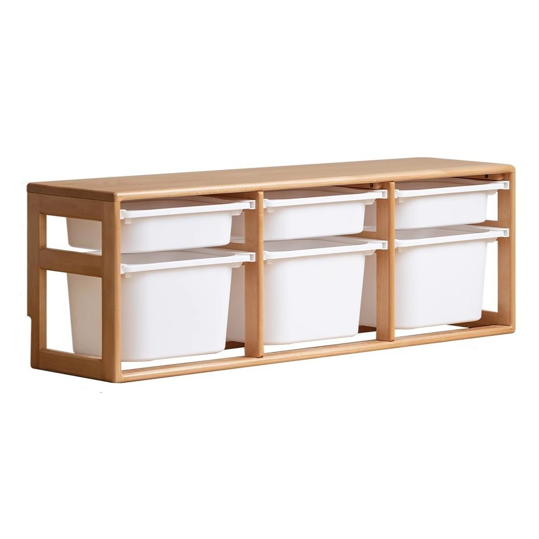 European Beech Solid Wood Children's Storage Rack