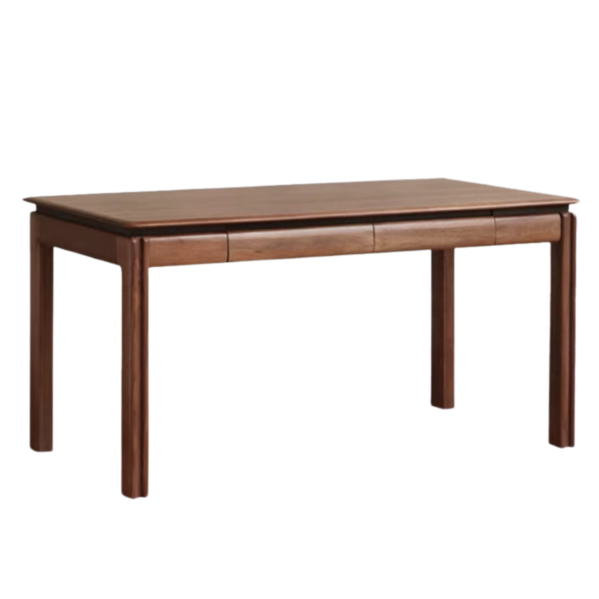 Black Walnut, Ash, Sandalwood Solid Wood Modern Large Office Table