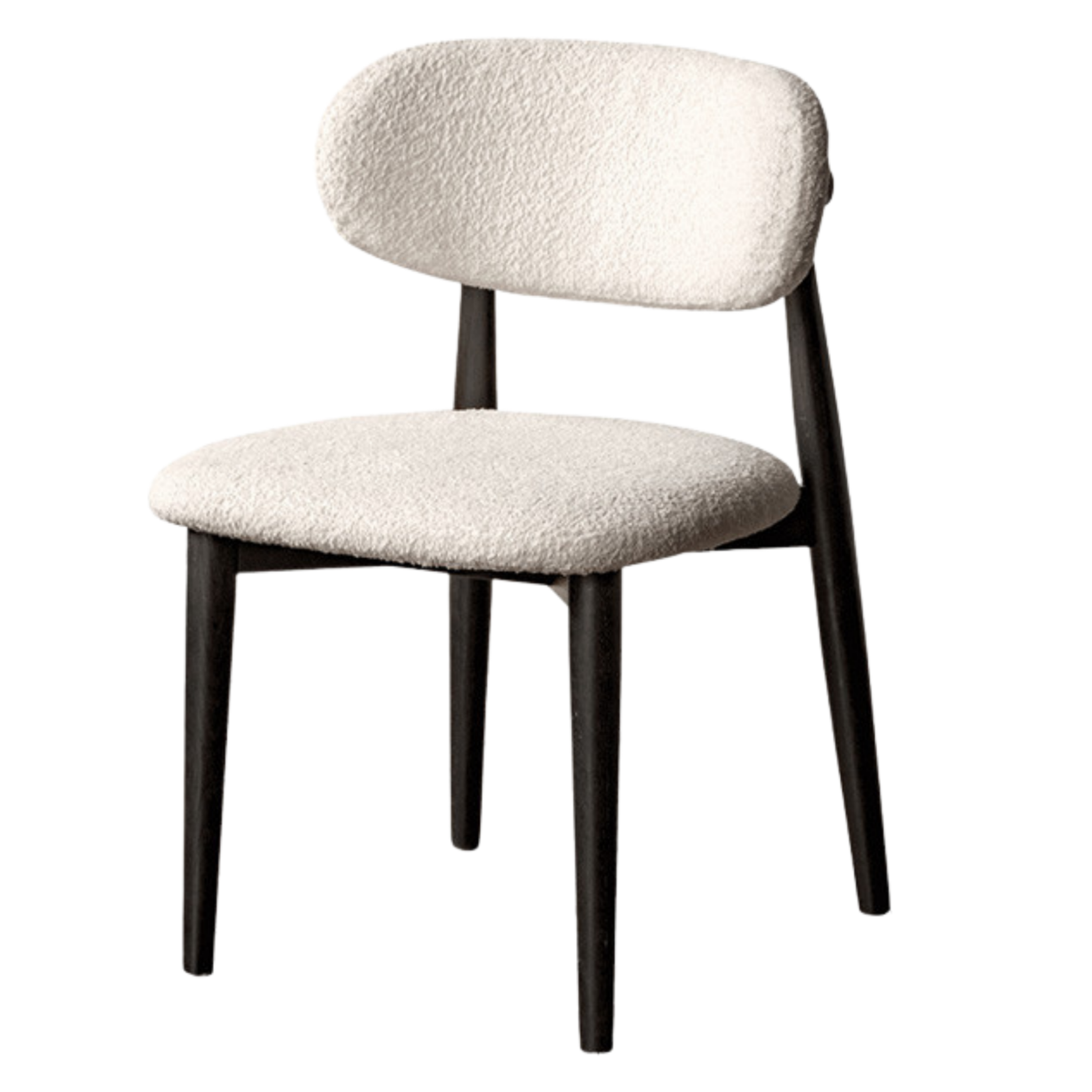 4 pcs Oak Solid Wood, Solid RubberWood Modern Soft Dining Chair