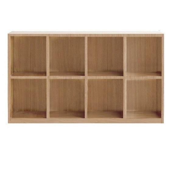 Ash solid wood bookcase simple floor bookshelf,