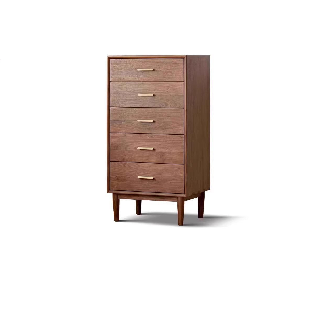 Black walnut solid wood chest of drawers Dresser)