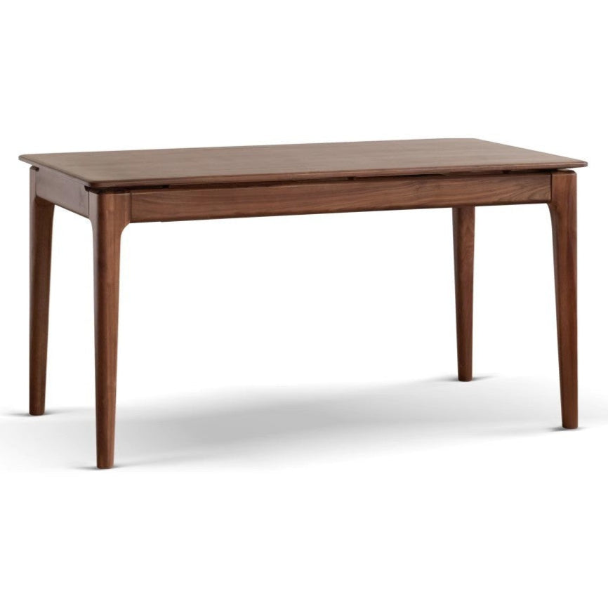 Black walnut solid wood rectangular long dining table