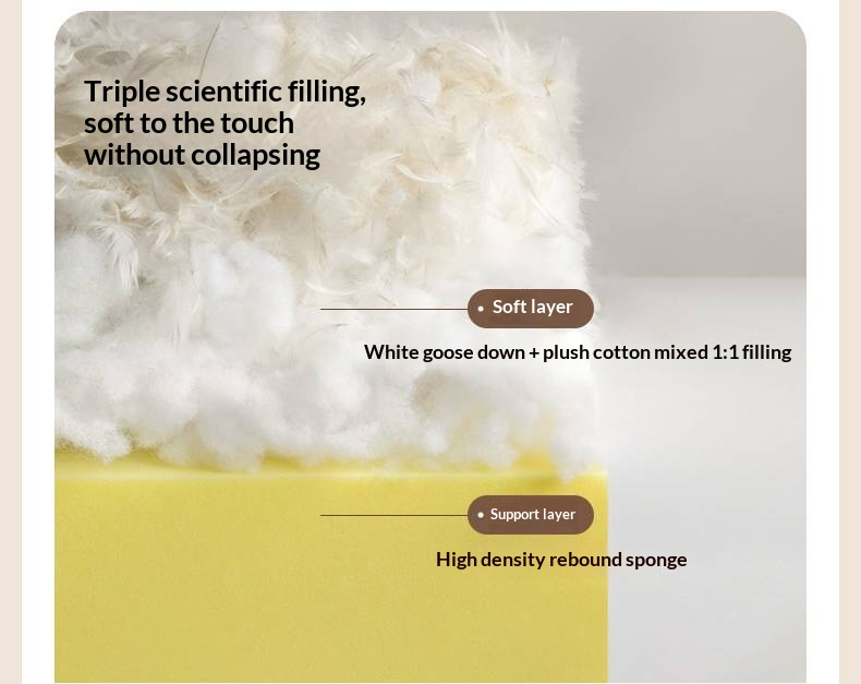 Oak Solid Wood with Upholstered Headboard Luminous Box Bed Cream Style